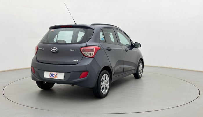 2015 Hyundai Grand i10 SPORTZ 1.2 KAPPA VTVT, Petrol, Manual, 63,253 km, Right Back Diagonal