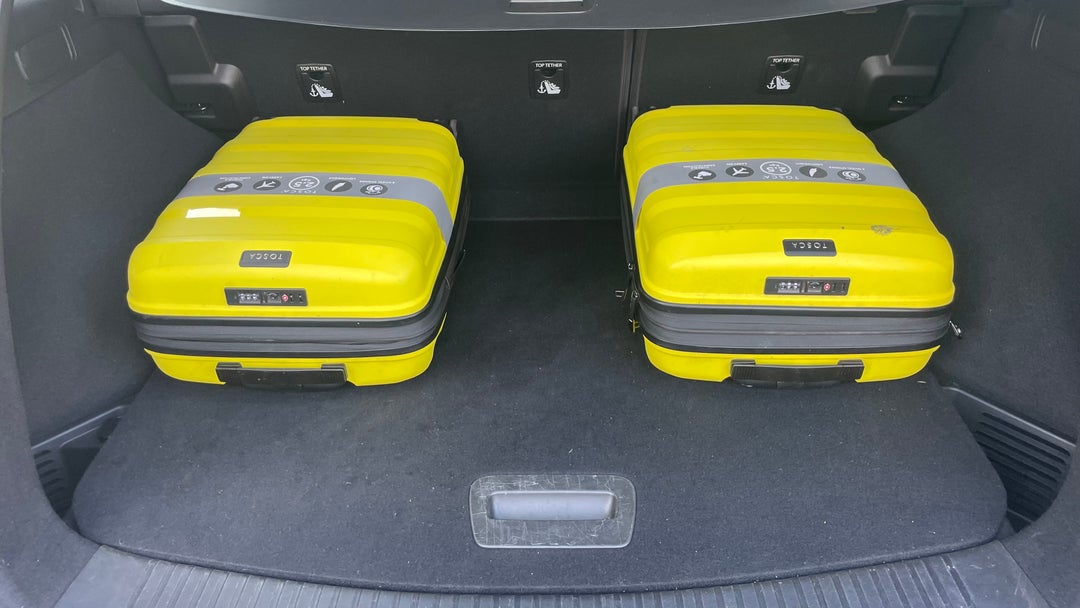 Boot Inside View with Luggage