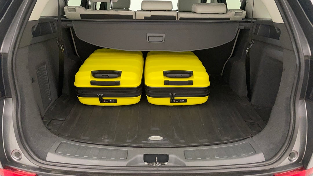 Boot Inside View with Luggage