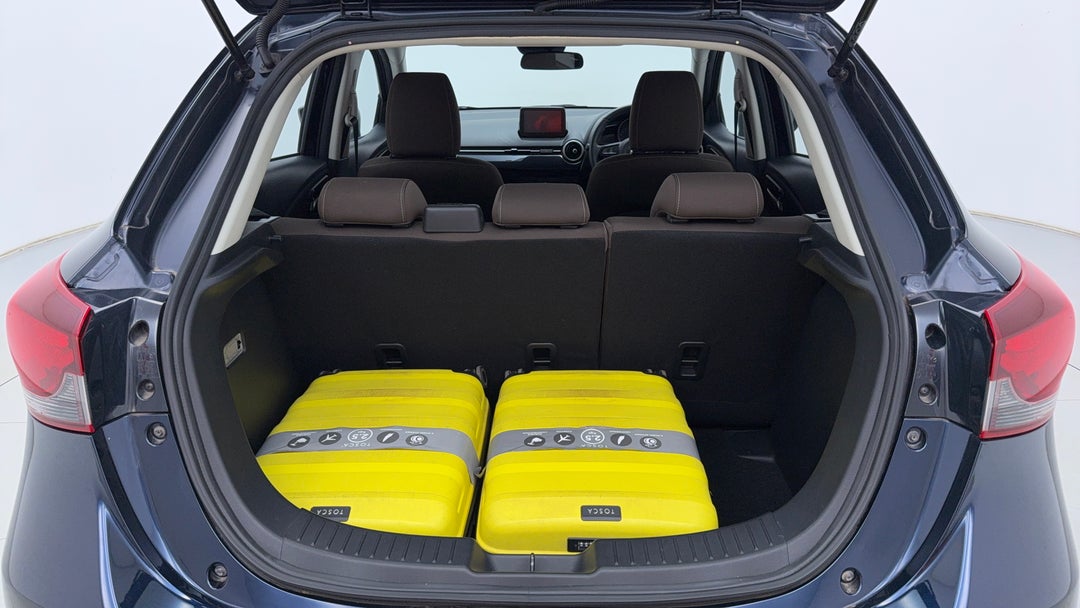 Boot Inside View with Luggage