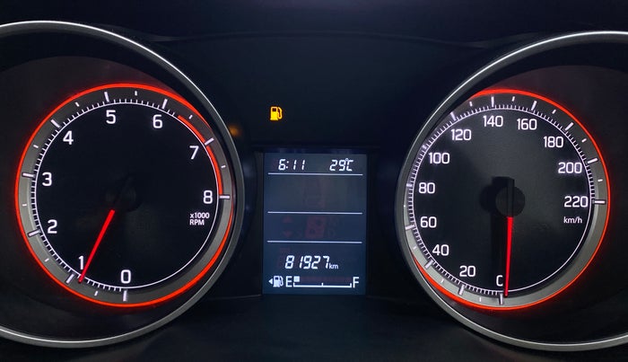 2019 Maruti Swift ZXI+, Petrol, Manual, 82,012 km, Odometer Image