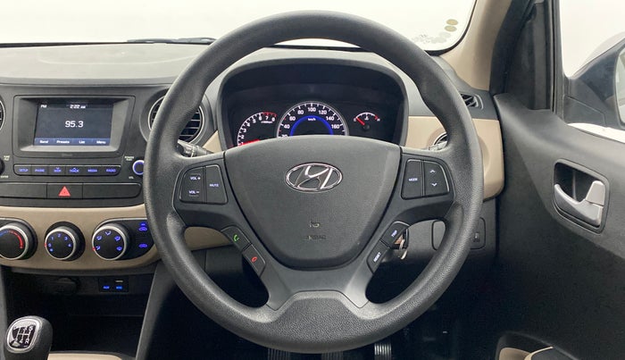2017 Hyundai Grand i10 SPORTZ 1.2 KAPPA VTVT, Petrol, Manual, 39,786 km, Steering Wheel Close Up