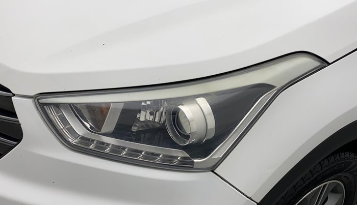 2017 Hyundai Creta SX PLUS AT 1.6 DIESEL, Diesel, Automatic, 1,11,294 km, Left headlight - Faded