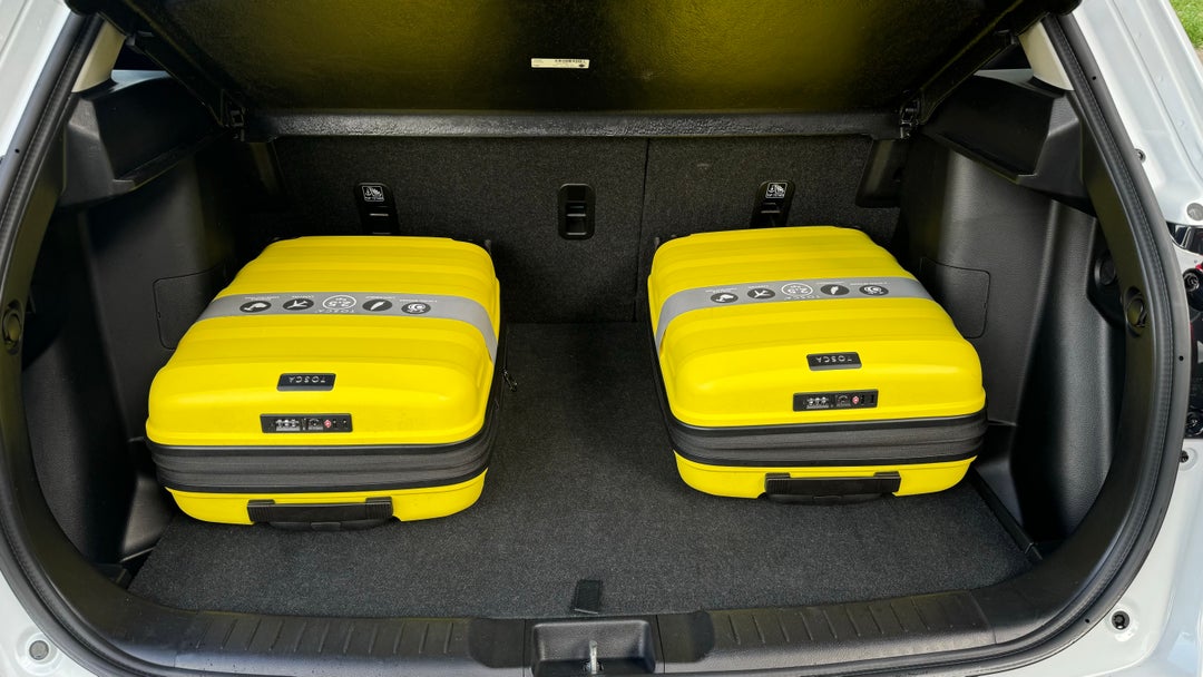 Boot Inside View with Luggage