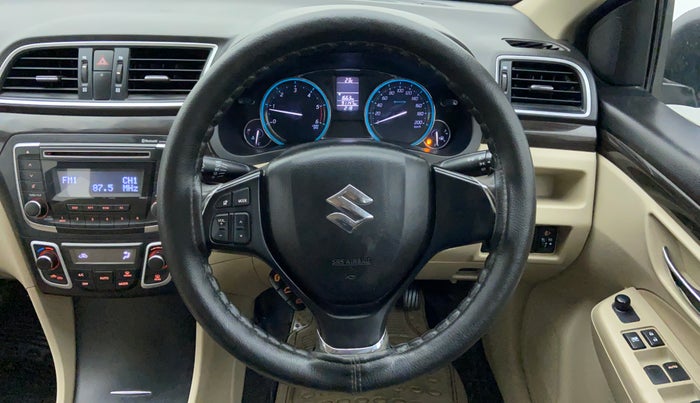 2016 Maruti Ciaz VDI+ SHVS, Diesel, Manual, 91,329 km, Steering Wheel Close Up