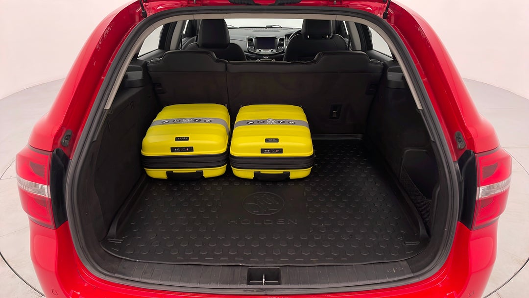 Boot Inside View with Luggage