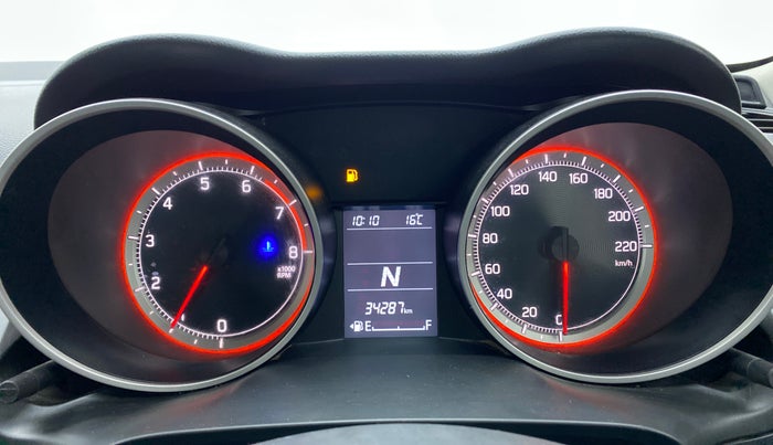 2019 Maruti Swift VXI AMT D, Petrol, Automatic, 34,325 km, Odometer Image