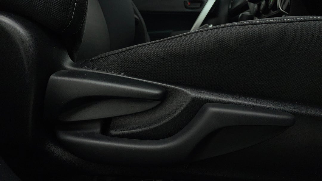 Drivers Side Adjustment Panel