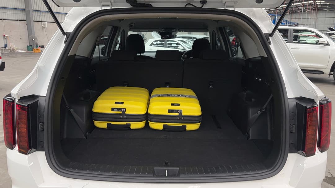 2022 Kia Sorento Sport 7 Seat, Automatic, 46603 km, Boot Inside View with Luggage