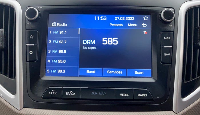2018 Hyundai Creta SX AT 1.6 DIESEL, Diesel, Automatic, 27,134 km, Infotainment System