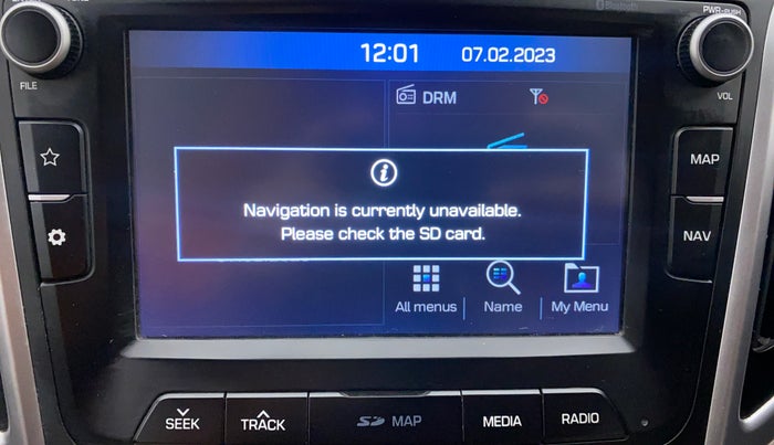 2018 Hyundai Creta SX AT 1.6 DIESEL, Diesel, Automatic, 27,134 km, Infotainment system - GPS Card not working/missing