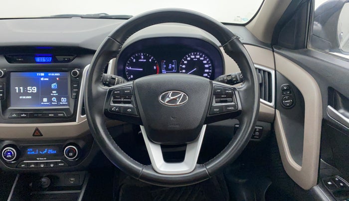2018 Hyundai Creta SX AT 1.6 DIESEL, Diesel, Automatic, 27,134 km, Steering Wheel Close Up