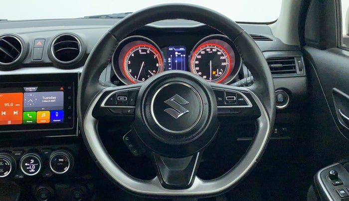 2021 Maruti Swift ZXI PLUS AMT, Petrol, Automatic, 17,381 km, Steering Wheel Close Up