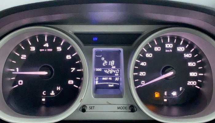 2016 Tata Tiago XZ PETROL, Petrol, Manual, 42,840 km, Odometer Image