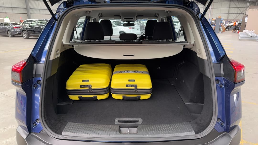 2024 Nissan X-trail St (2WD), Automatic, 54656 km, Boot Inside View with Luggage