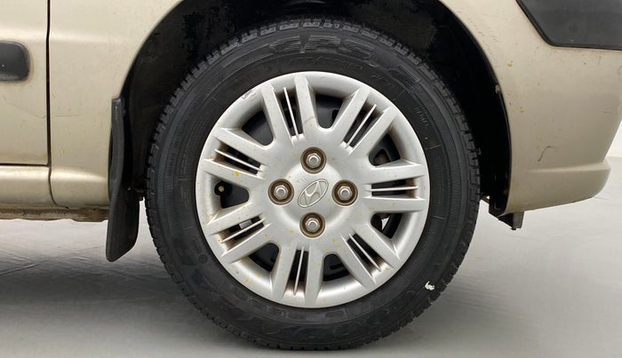 2010 Hyundai Santro Xing GLS, Petrol, Manual, 14,298 km, Right Front Wheel
