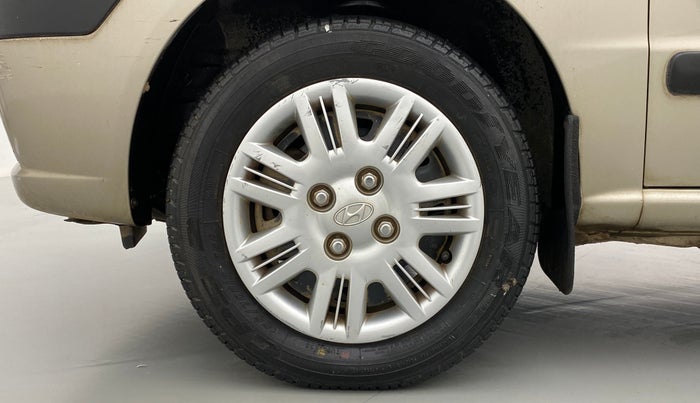 2010 Hyundai Santro Xing GLS, Petrol, Manual, 14,298 km, Left Front Wheel