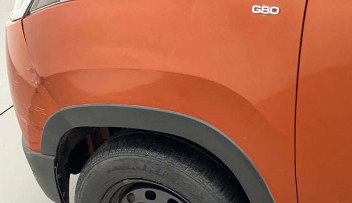 2017 Mahindra Kuv100 K4 PLUS 6 STR, Petrol, Manual, 48,517 km, Left fender - Slightly dented
