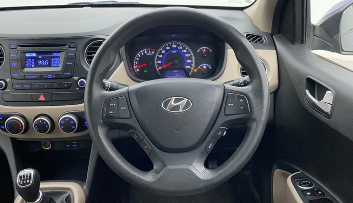 2015 Hyundai Grand i10 SPORTZ 1.2 KAPPA VTVT, Petrol, Manual, 82,073 km, Steering Wheel Close Up