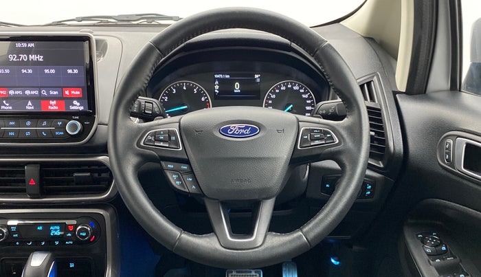 2019 Ford Ecosport 1.5 TITANIUM PLUS TI VCT AT, Petrol, Automatic, 10,513 km, Steering Wheel Close Up
