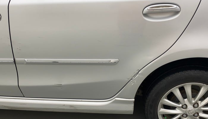 2011 Toyota Etios VX, Petrol, Manual, 27,017 km, Rear left door - Minor scratches