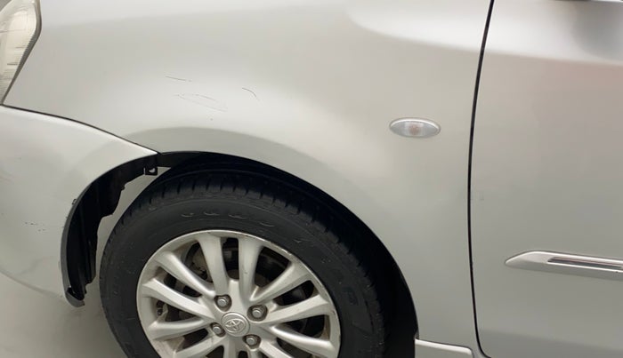 2011 Toyota Etios VX, Petrol, Manual, 27,017 km, Left fender - Minor scratches