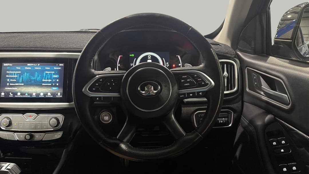 2021 GWM Ute Cannon-X (4x4), Automatic, 74386 km, Steering Wheel Close-up