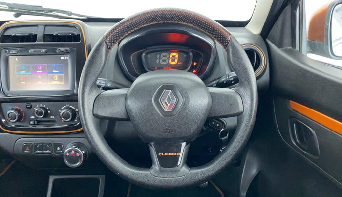 2017 Renault Kwid CLIMBER 1.0 AT, Petrol, Automatic, 39,189 km, Steering Wheel Close Up
