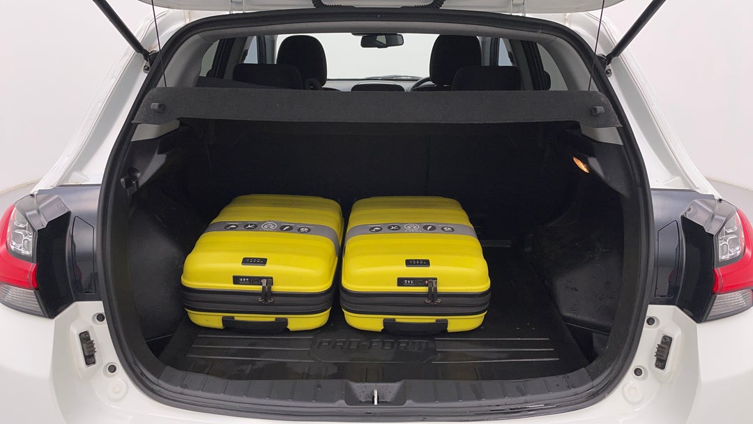 Boot Inside View with Luggage