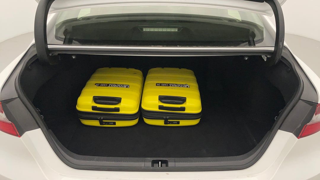 Boot Inside View with Luggage