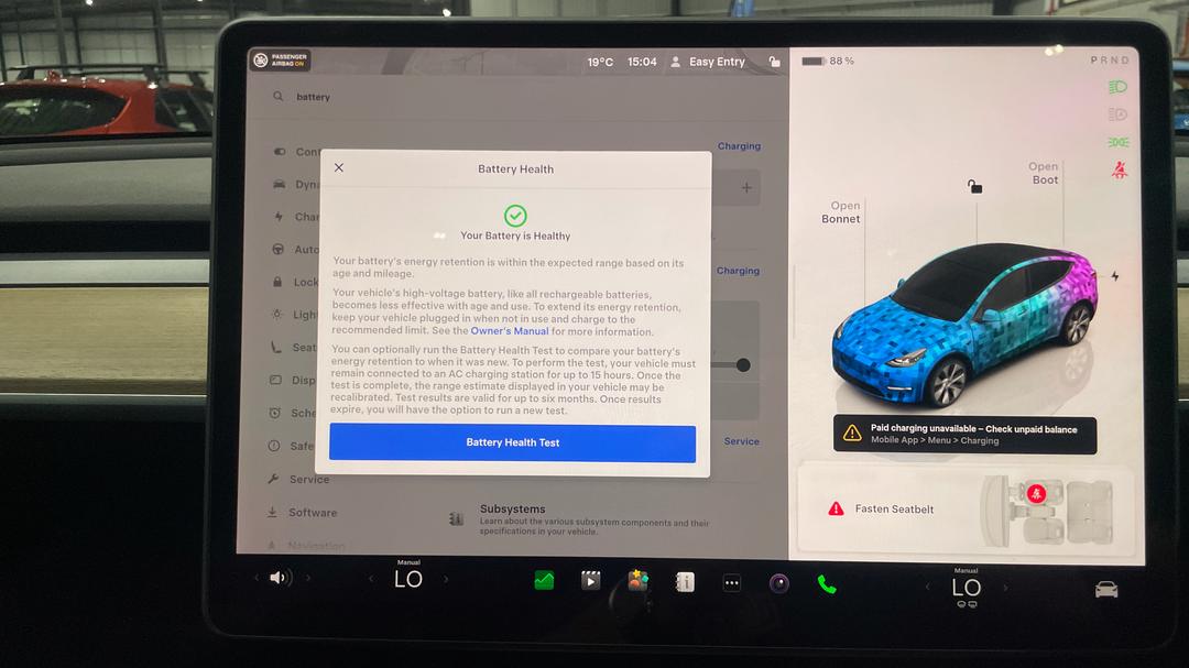 2022 Tesla Model Y Rear-wheel Drive, Automatic, 63751 km, Car Battery Health