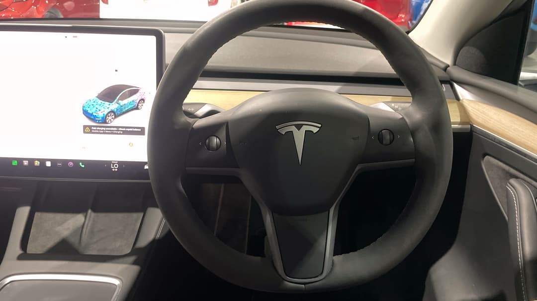 2022 Tesla Model Y Rear-wheel Drive, Automatic, 63751 km, Steering Wheel Close-up