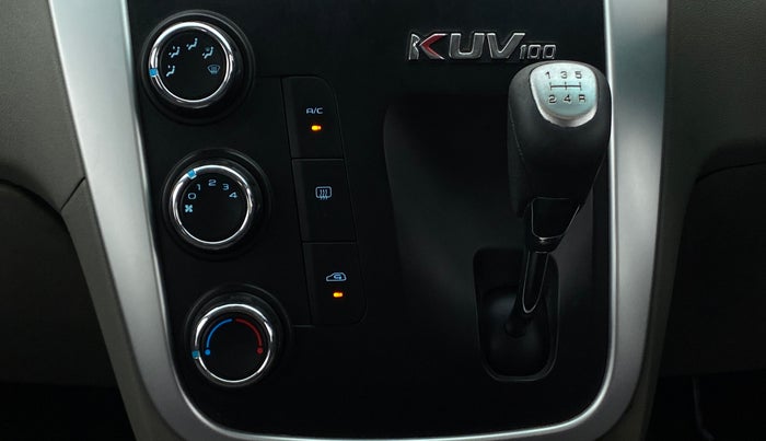 2017 Mahindra Kuv100 K6+ 6 STR, Petrol, Manual, 27,827 km, Gear Lever