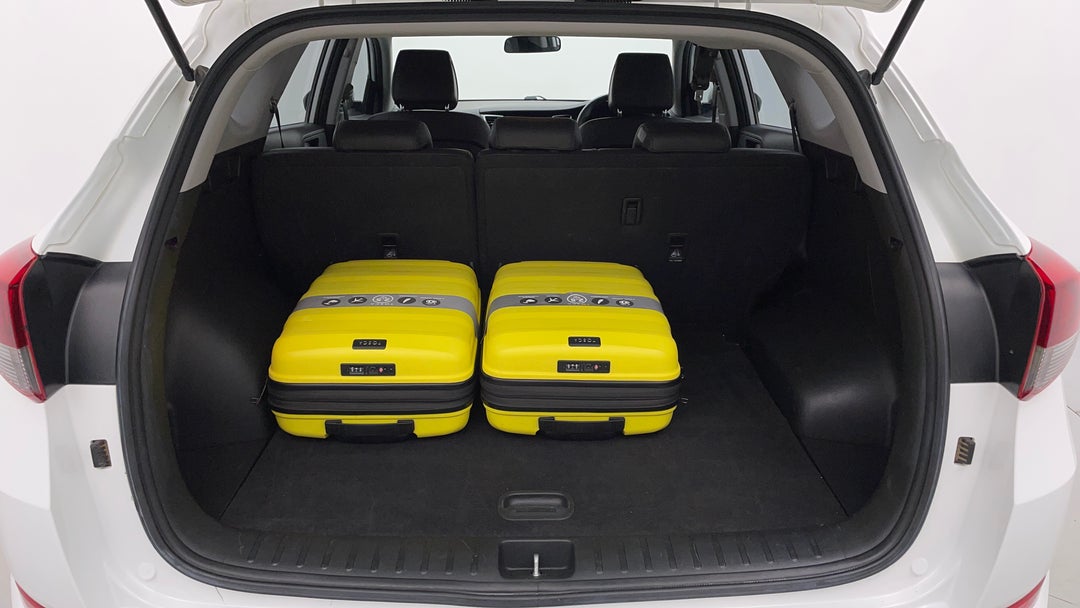 Boot Inside View with Luggage