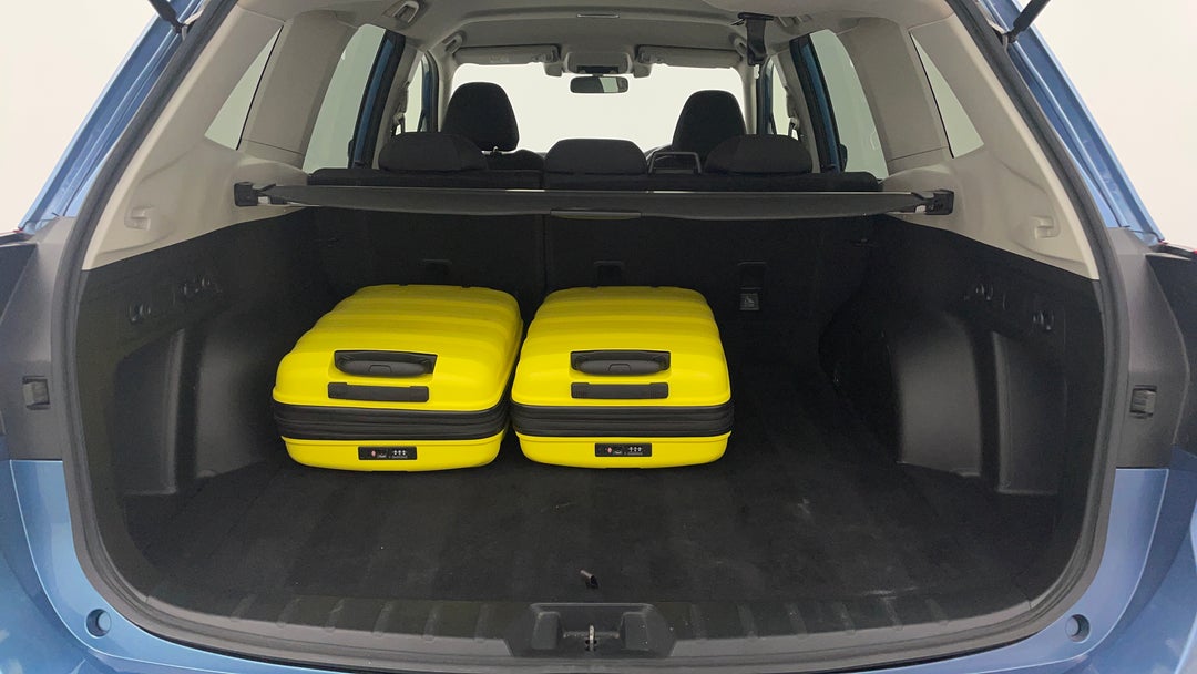 Boot Inside View with Luggage