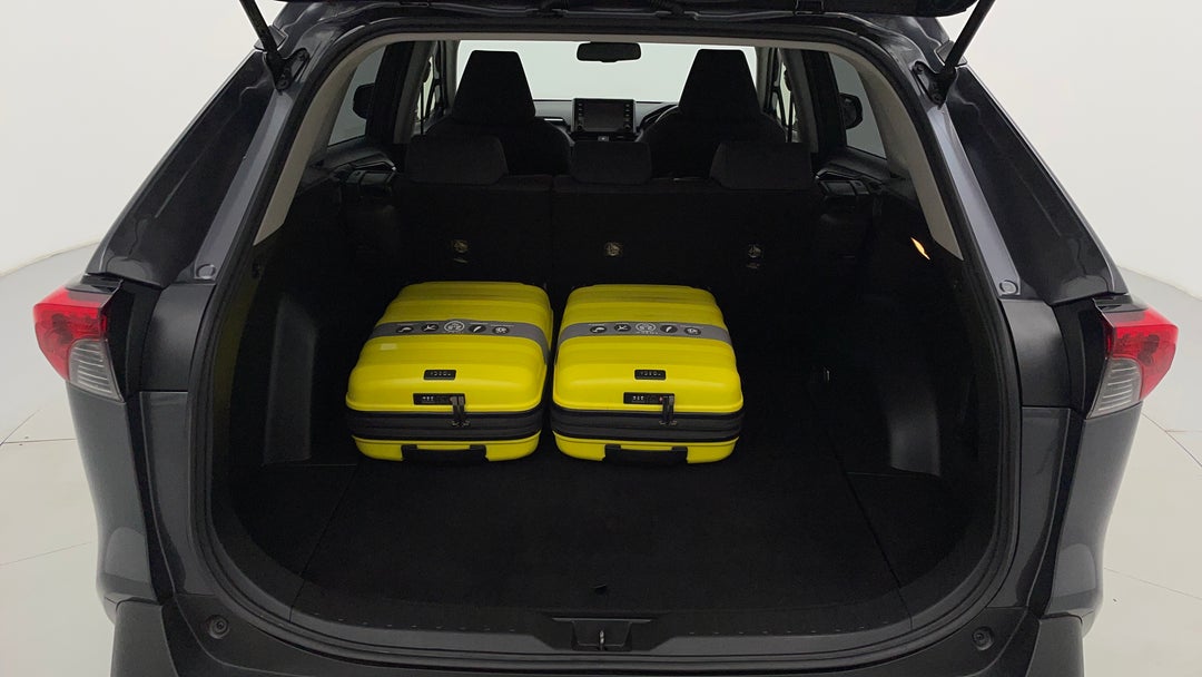 Boot Inside View with Luggage