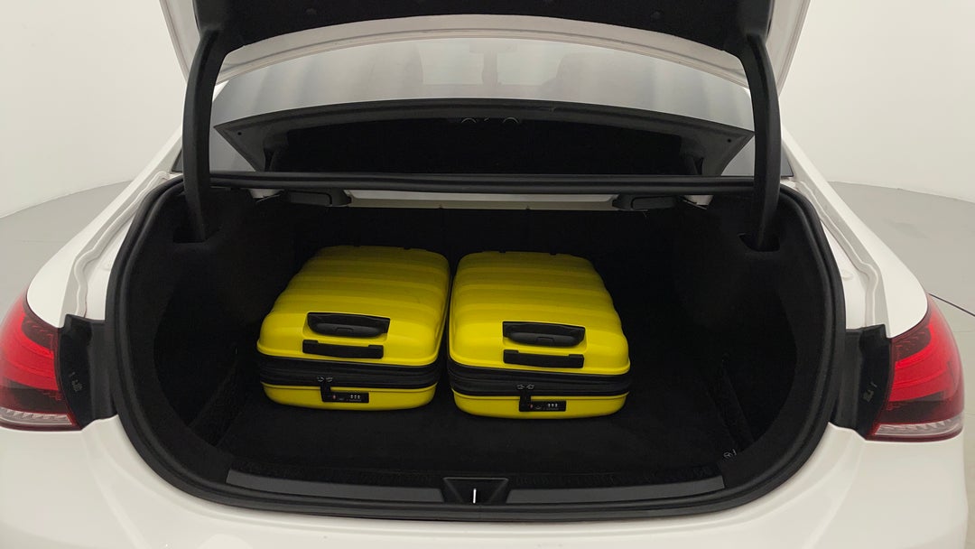 Boot Inside View with Luggage