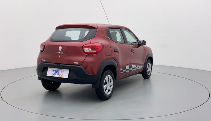 2017 Renault Kwid RXT 1.0 EASY-R AT OPTION, Petrol, Automatic, 5,560 km, Right Back Diagonal