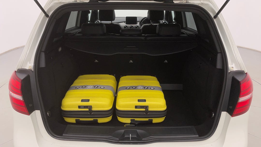 Boot Inside View with Luggage