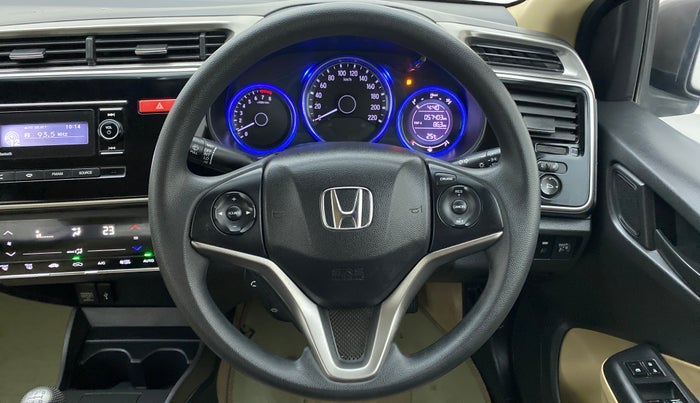 2014 Honda City SV MT PETROL, Petrol, Manual, 57,427 km, Steering Wheel Close Up
