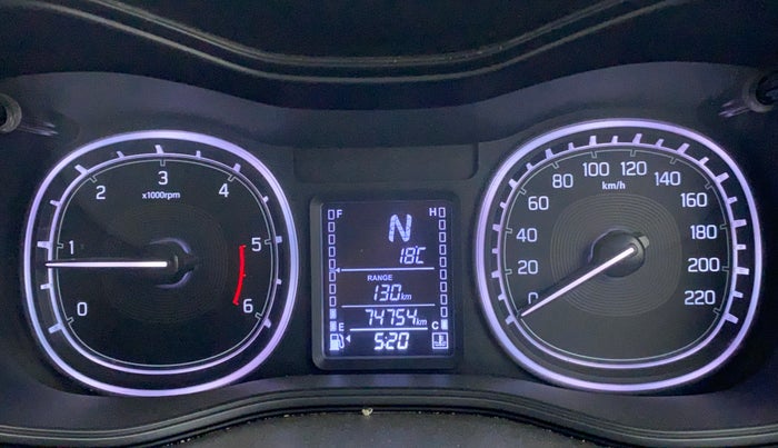 2019 Maruti Vitara Brezza ZDI AMT, Diesel, Automatic, 74,766 km, Odometer Image