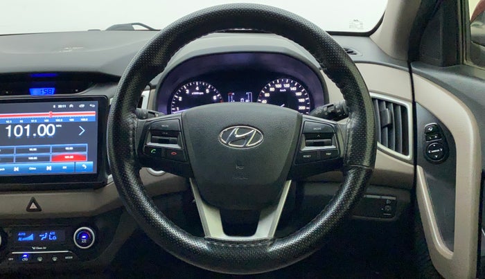 2017 Hyundai Creta SX PLUS 1.6 PETROL, Petrol, Manual, 56,521 km, Steering Wheel Close Up