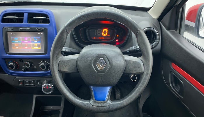 2018 Renault Kwid 1.0 MARVEL CAPTAIN AMERICA EDITION AMT, Petrol, Automatic, 74,542 km, Steering Wheel Close Up