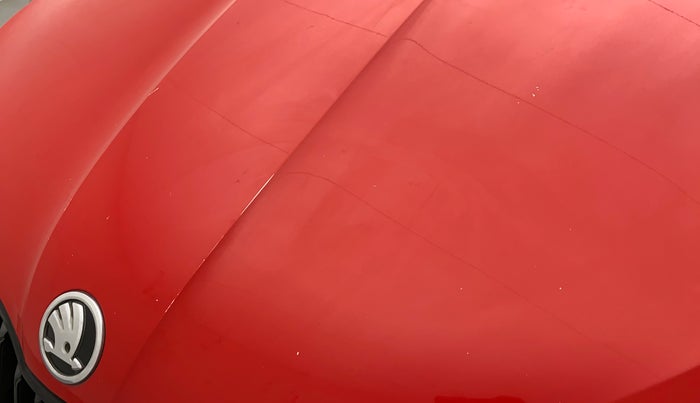 2017 Skoda Rapid MONTE CARLO 1.6 MPI AT, Petrol, Automatic, 81,408 km, Bonnet (hood) - Paint has minor damage