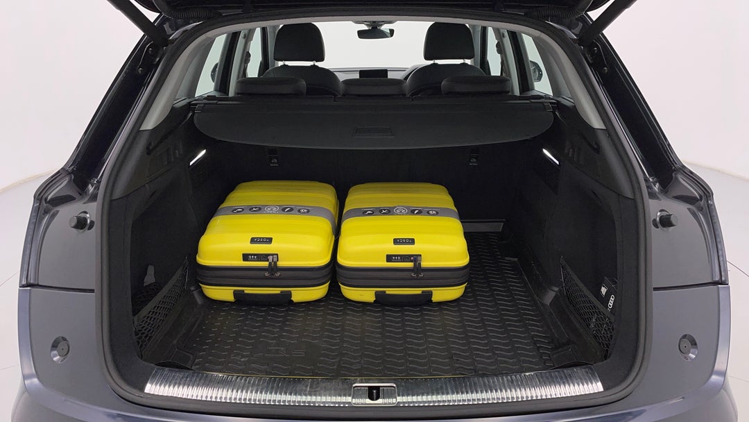 Boot Inside View with Luggage