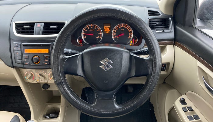 2014 Maruti Swift Dzire VXI, Petrol, Manual, 88,458 km, Steering Wheel Close Up