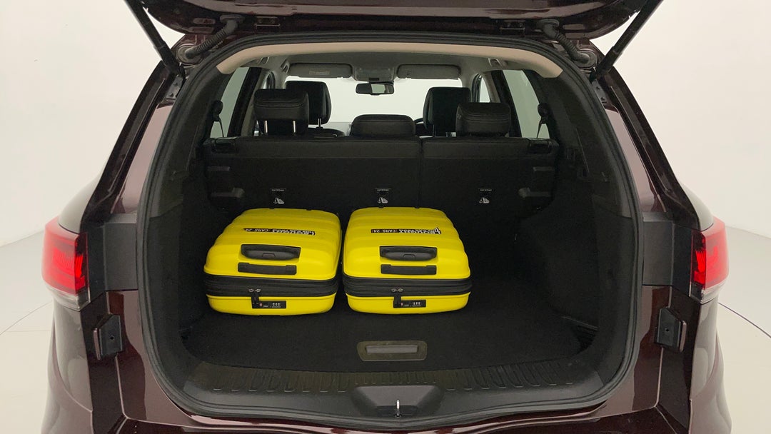 Boot Inside View with Luggage