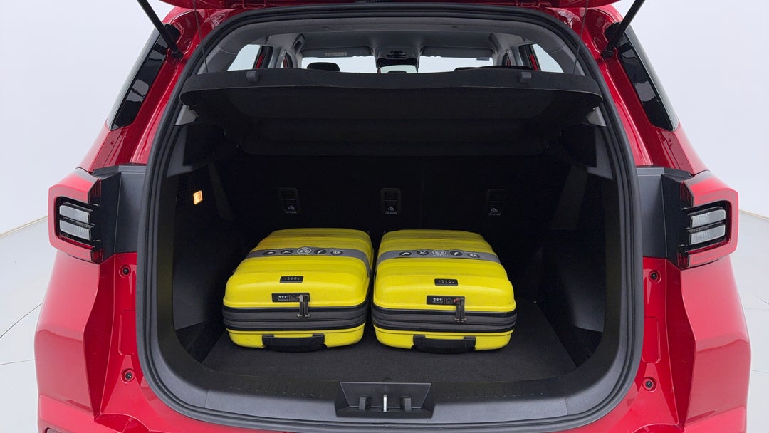 Boot Inside View with Luggage