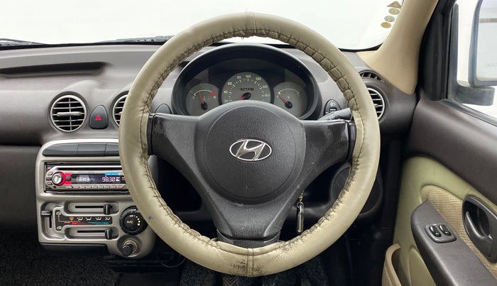 2011 Hyundai Santro Xing GL PLUS, Petrol, Manual, 79,501 km, Steering Wheel Close Up