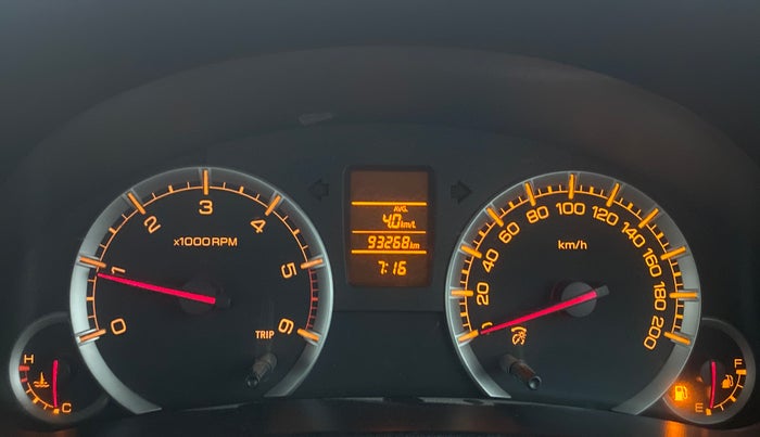 2011 Maruti Swift VDI, Diesel, Manual, 93,268 km, Odometer Image
